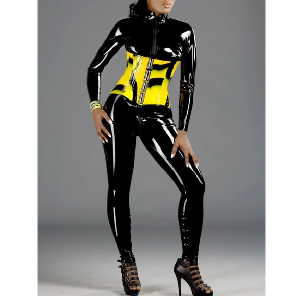 POLYMORPHE Latex leggings - Picture 12 of 12